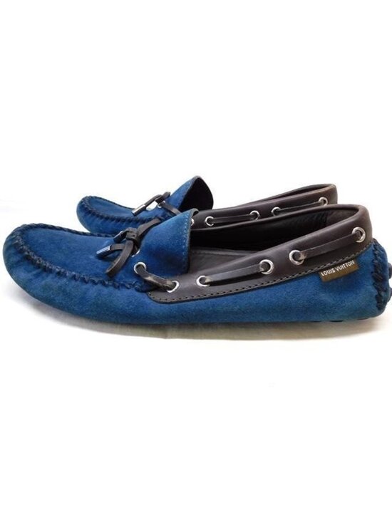Louis Vuitton 8 Suede Leather Driving Shoes Loafers Moccasins main image 4